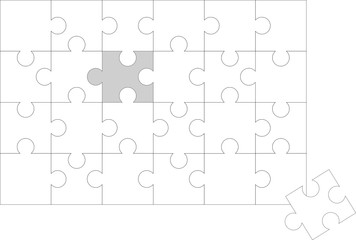 Puzzle almost solved. Vector file