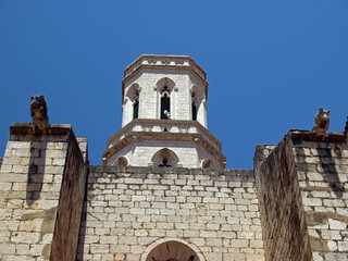 Figueras - town church tower