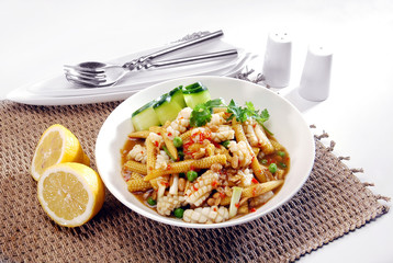 squid with baby corn
