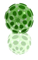 green glass ball