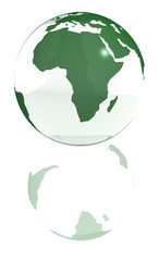 green africa globe