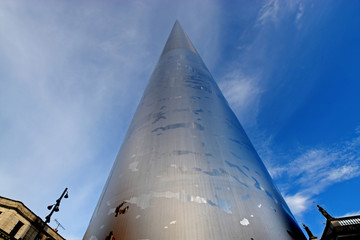 Dublin spire, 120m tall on O'connel street
