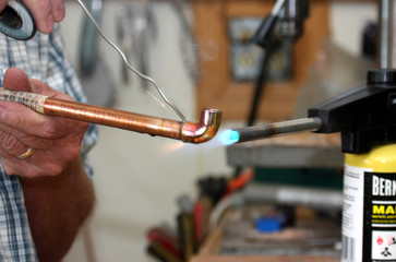 plumber,soldering,copper