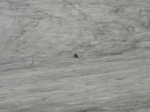 excursion en el glaciar de rodano
