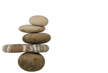 Fototapeta na wymiar fine background of isolated stone zen with space for text