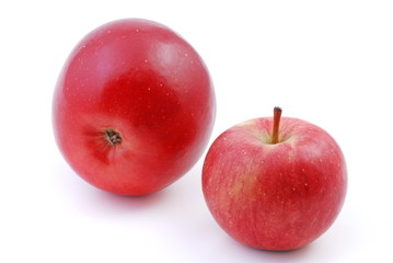 two red apples