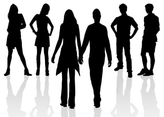 Males females and couple