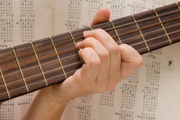 musician plays a musical instrument,guitarist and a guitar