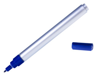 blue marker pen