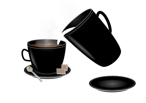 tasse de caf&eacute;