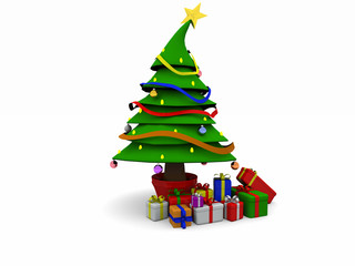 Albero di natale in 3D
