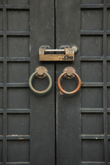 old door of the Japanese style