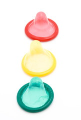 condom studio isolated - safe sex concept