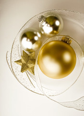 Silver and Gold Christmas Ornaments