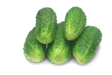 Pile of cucumbers.