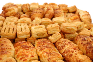 Lots of different tasty pies