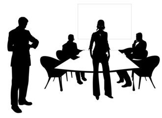 Business people at the meeting room