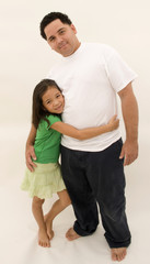Fototapeta premium Happy Father and Daughter