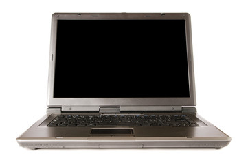 Single modern laptop