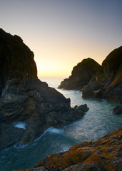 Fototapeta na wymiar Cornish coast
