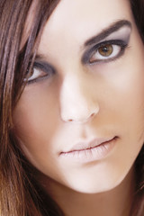 Naklejka premium Portrait of a pretty woman