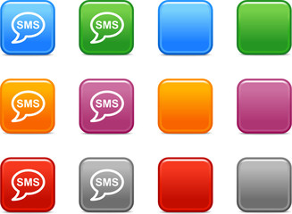 Color buttons with sms icon