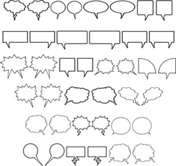 Speech bubbles