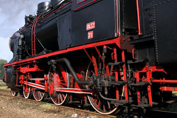 Obraz premium Stara lokomotywa