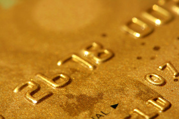 Gold credit card