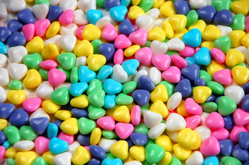 Fototapeta na wymiar Candy hearts