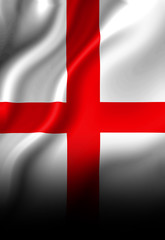 Obraz premium English flag waving in the wind