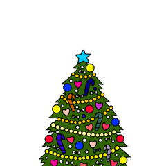 SAPIN NOEL ILLUSTRATION