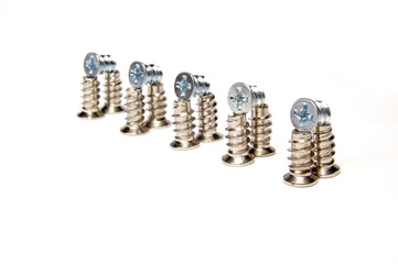 screws, isolated on white