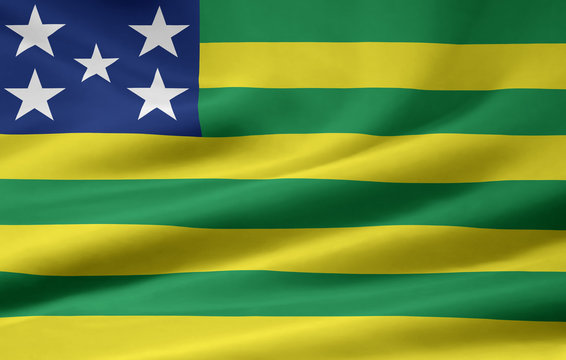 Flagge von Goiás - Brasilien