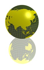 asia globe