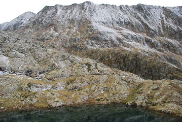Au dessus du lac de Pinet