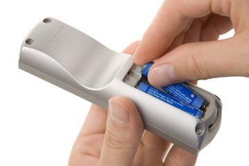 Inserting batteries