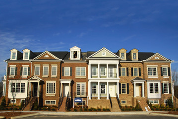 new townhouses under construction