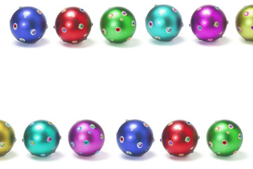 Christmas Ornaments with Copy Space
