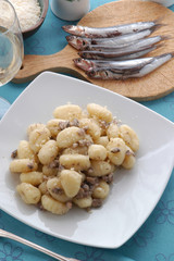Gnocchi con le sardelle del trentino - Primi Trentino A A