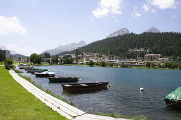 Naklejka premium Saint Moritz