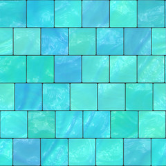 illustration of the glazed tile seamless background