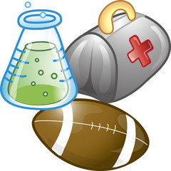 Icon or symbol for different school subjects