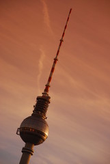 Berlin - Fersehturm am Abend