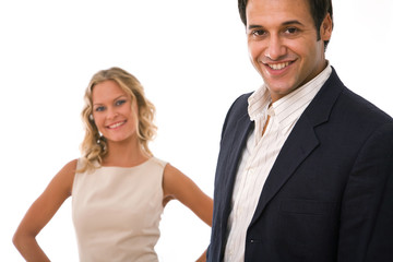 business partnership and teamwork concept