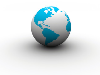 Earth globe