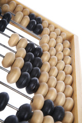 Abacus on a white background