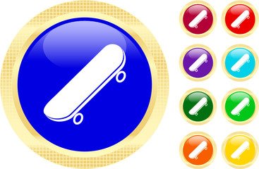 Icon of skateboard
