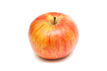 frech red apple isolated on white