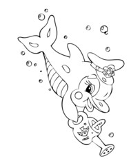 Illustration dolphin